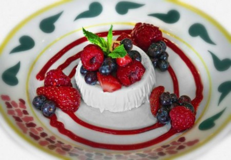 Vanilková Panna cotta